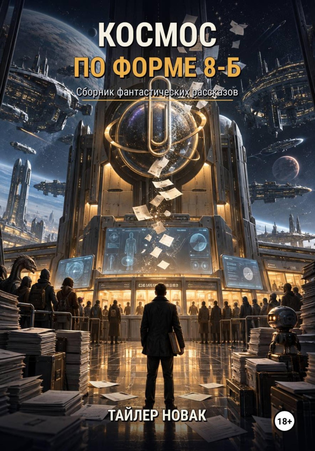 Обложка книги «Космос по форме 8-Б»