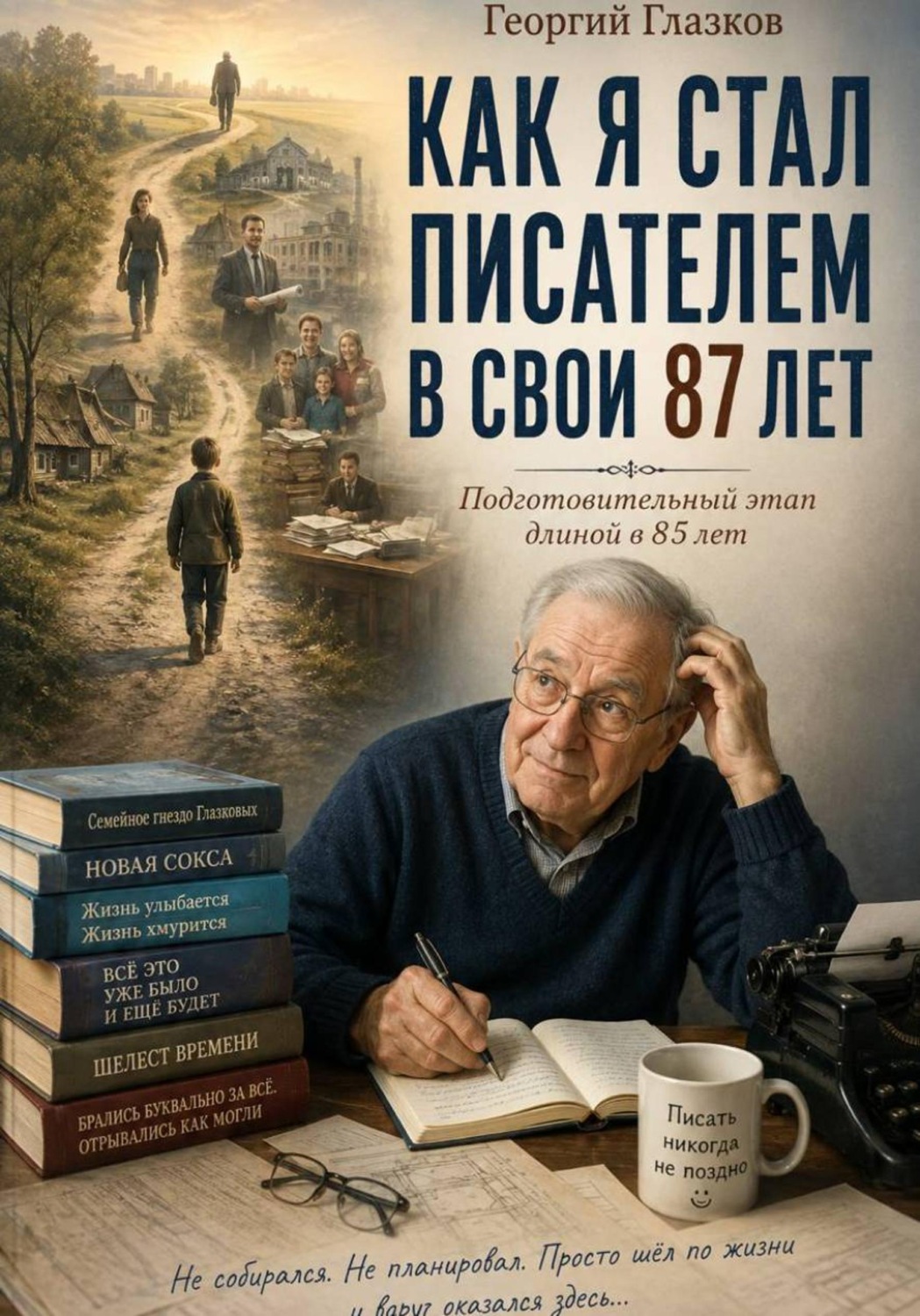 Обложка книги «Как я стал писателем в свои 87 лет»