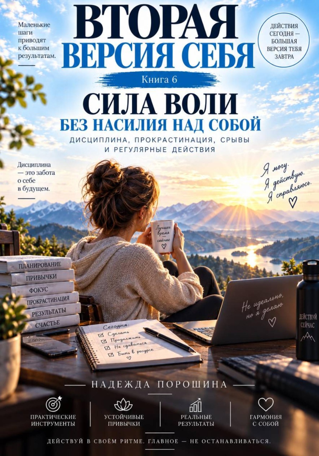 Обложка книги «Вторая версия себя. Сила воли без насилия над собой»
