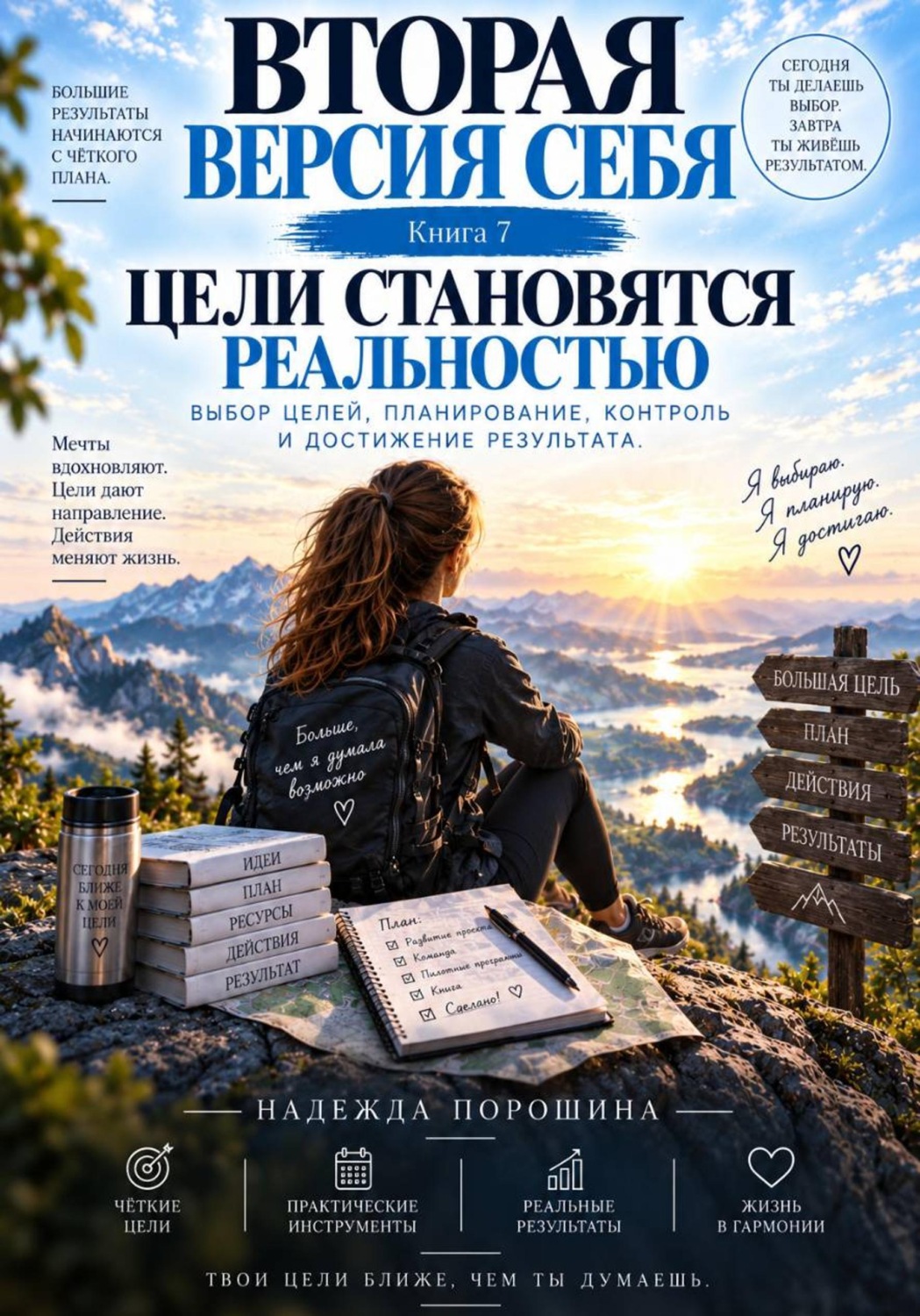 Обложка книги «Вторая версия себя. Цели становятся реальностью»