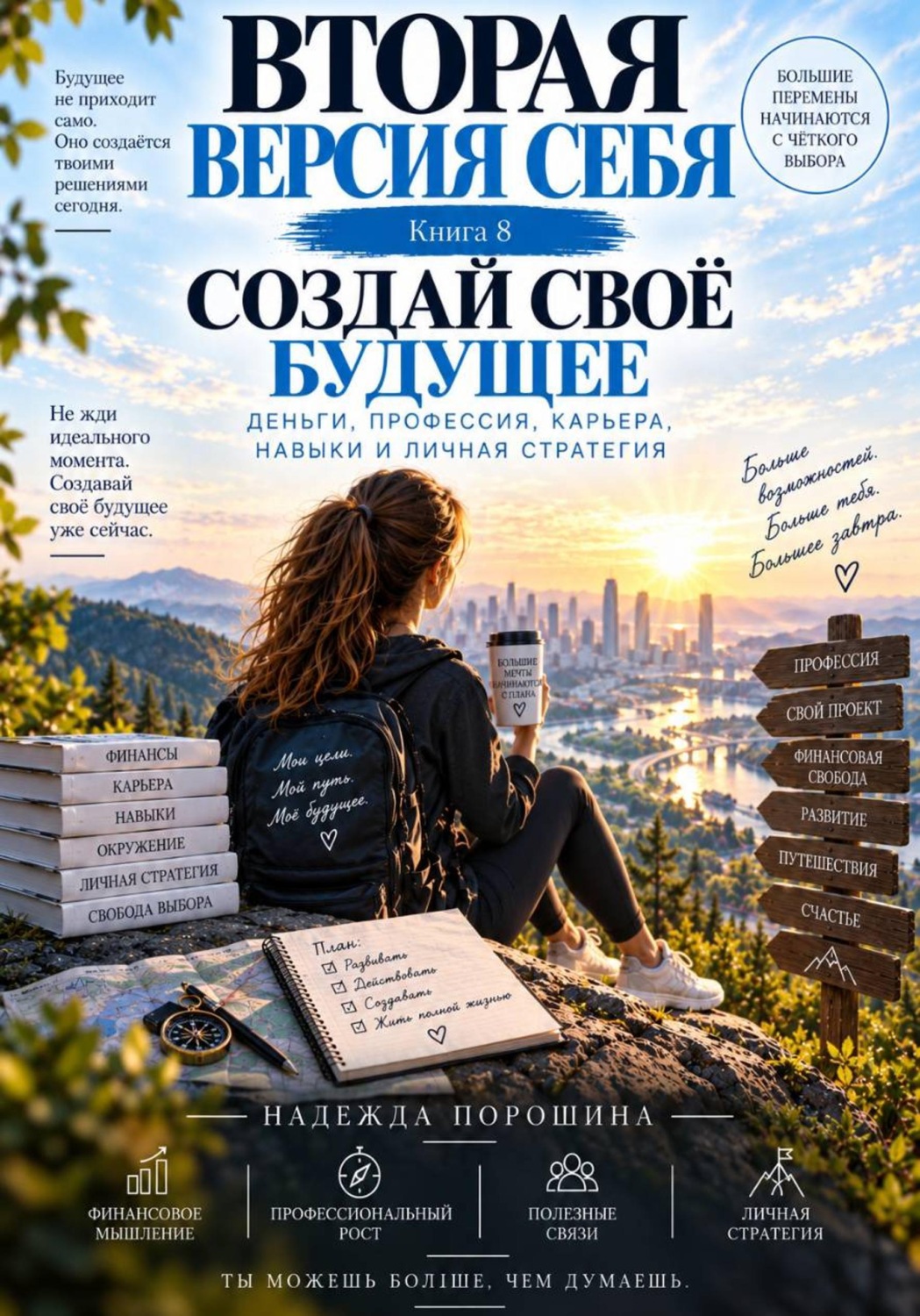 Обложка книги «Вторая версия себя. Создай своё будущее»