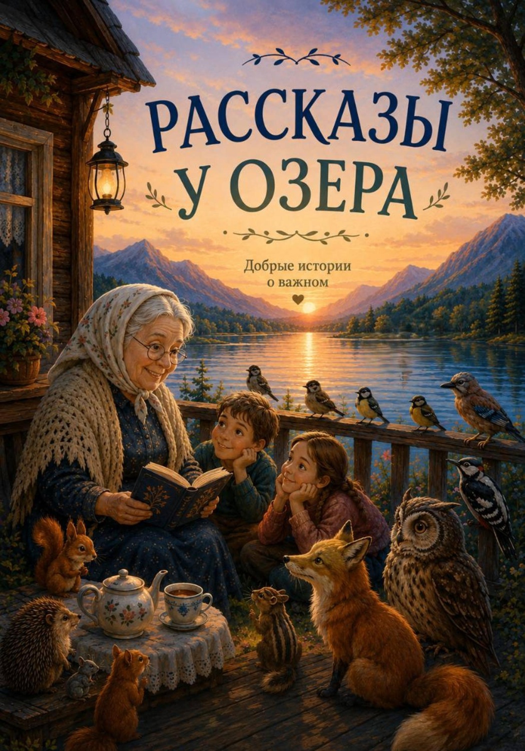 Обложка книги «РАССКАЗЫ У ОЗЕРА»