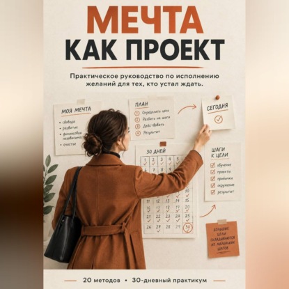 Обложка книги «МЕЧТА КАК ПРОЕКТ: Практическое руководство по визуализации, которая меняет жизнь»