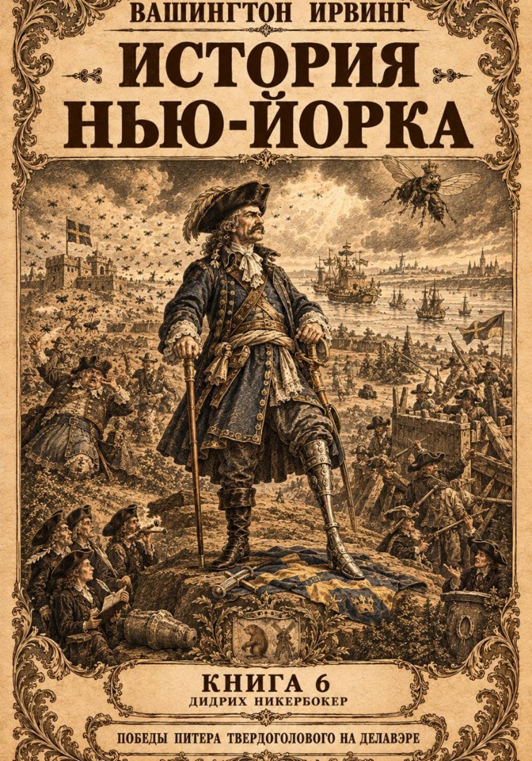 Обложка книги «История Нью-Йорка. Книга 6»