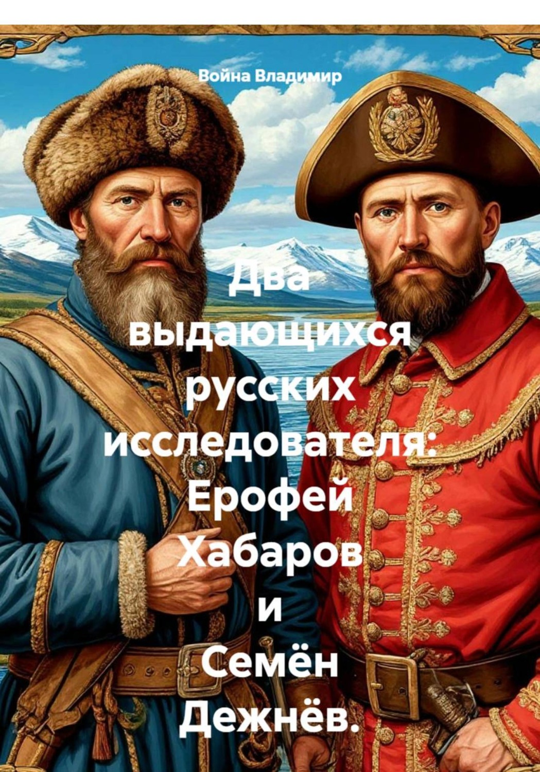 Обложка книги «Два выдающихся русских исследователя: Ерофей Хабаров и Семён Дежнёв.»