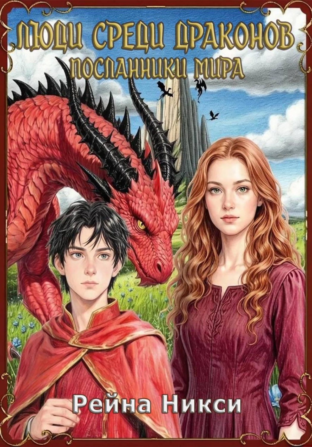 Обложка книги «Люди среди драконов. Посланники мира»