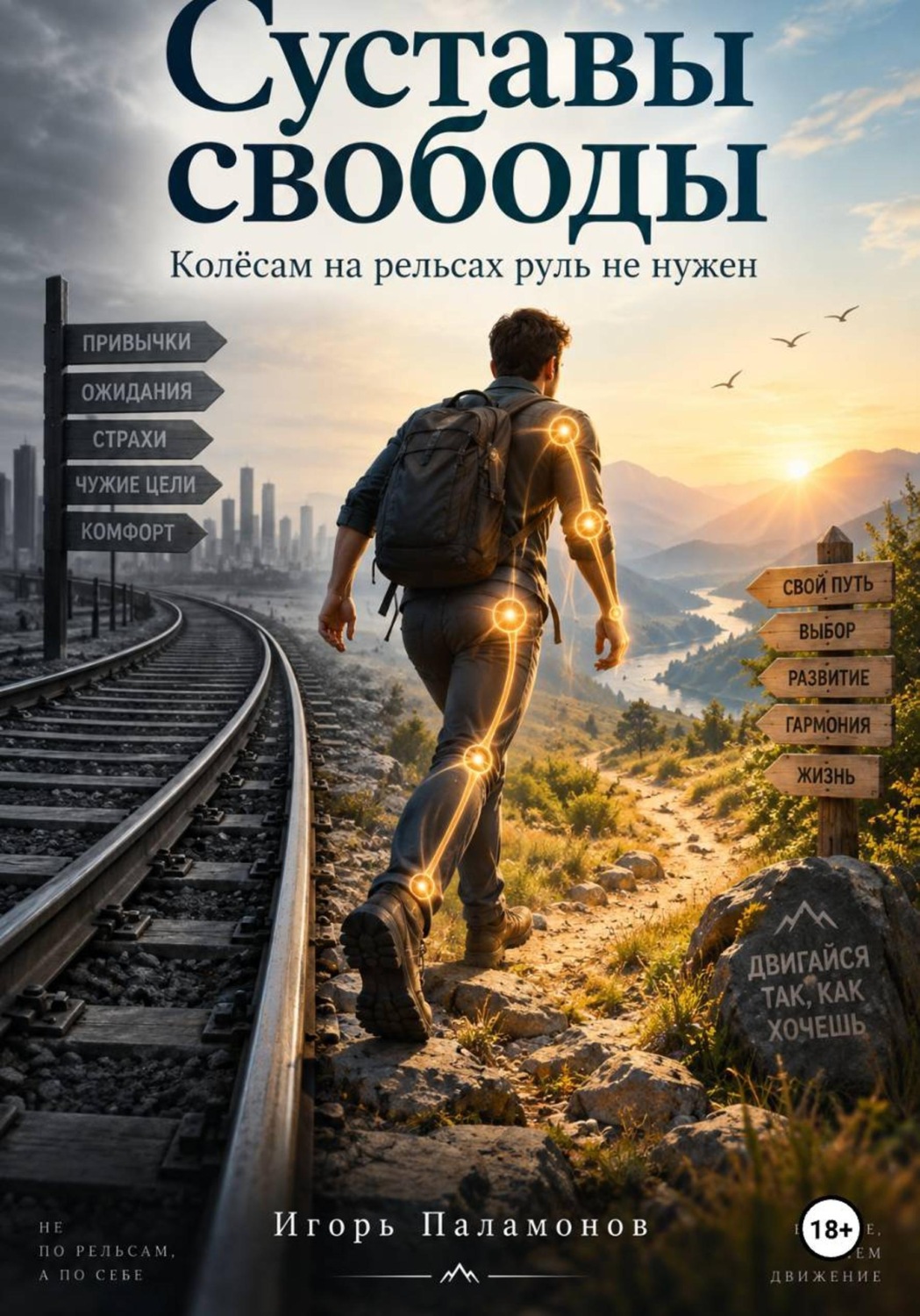 Обложка книги «Суставы свободы: колёсам на рельсах руль не нужен»