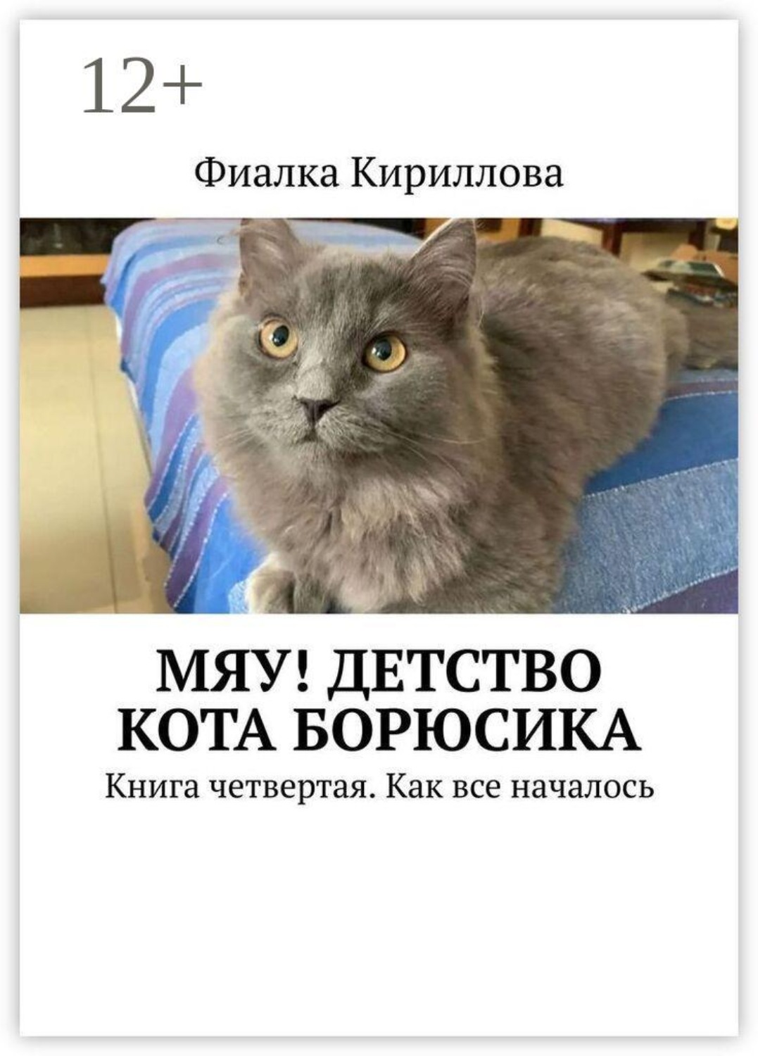 Обложка книги «Мяу! Детство кота Борюсика. Книга четвертая. Как все началось»