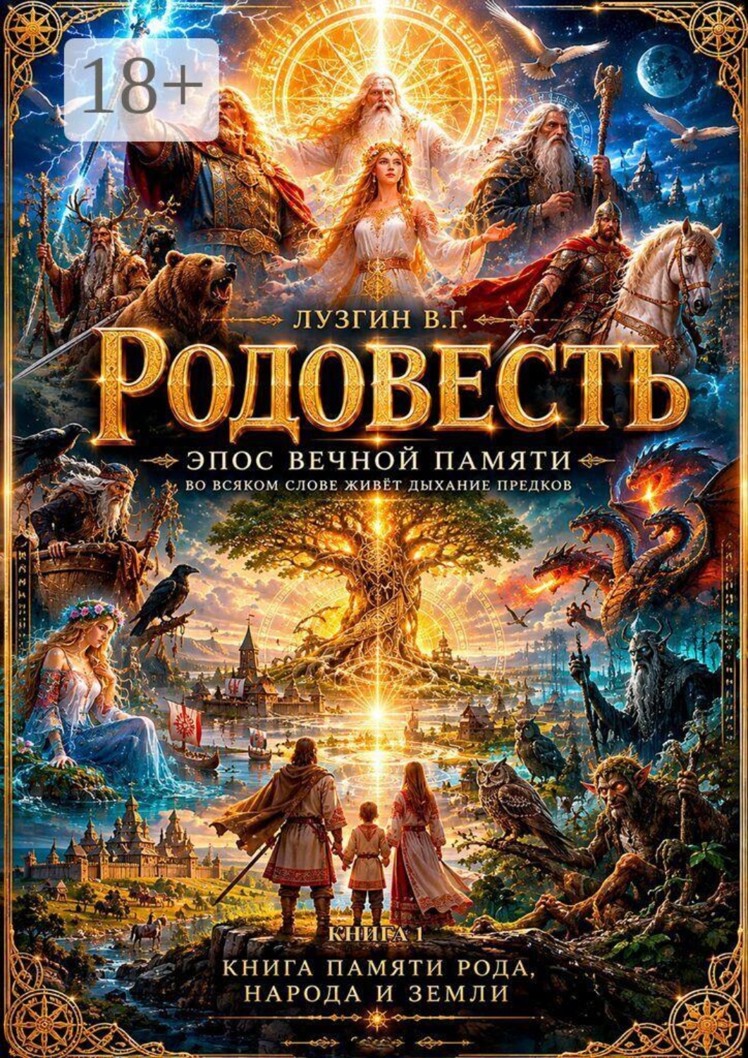Обложка книги «Родовесть. Эпос вечной памяти. Книга 1»