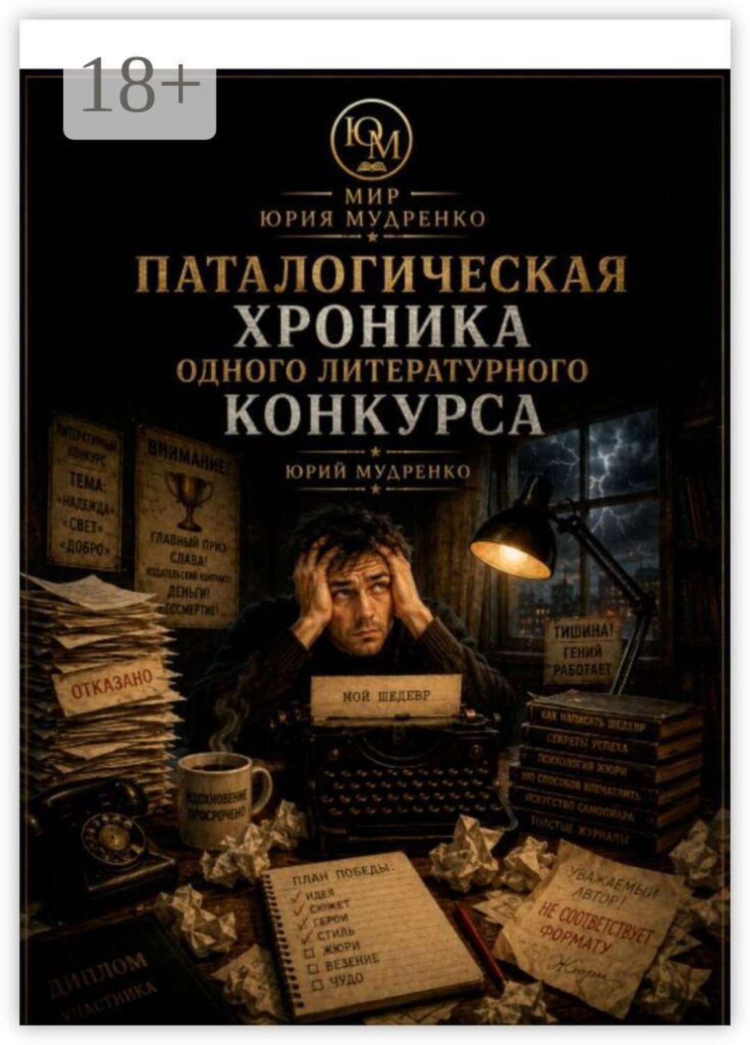 Обложка книги «Патологическая хроника одного литературного конкурса»