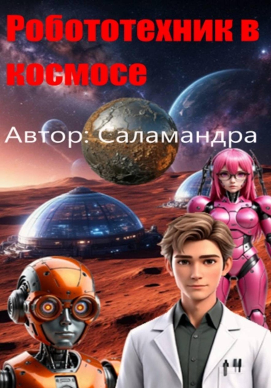 Обложка книги «Робототехник в космосе»