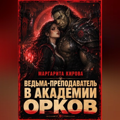 Обложка книги «Ведьма-преподаватель в академии орков»