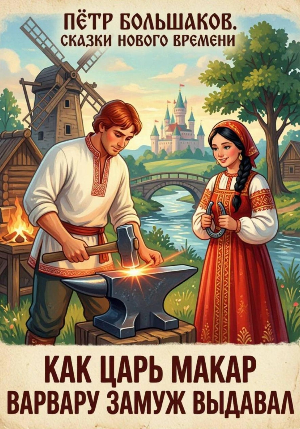 Обложка книги «Как царь Макар Варвару замуж выдавал»