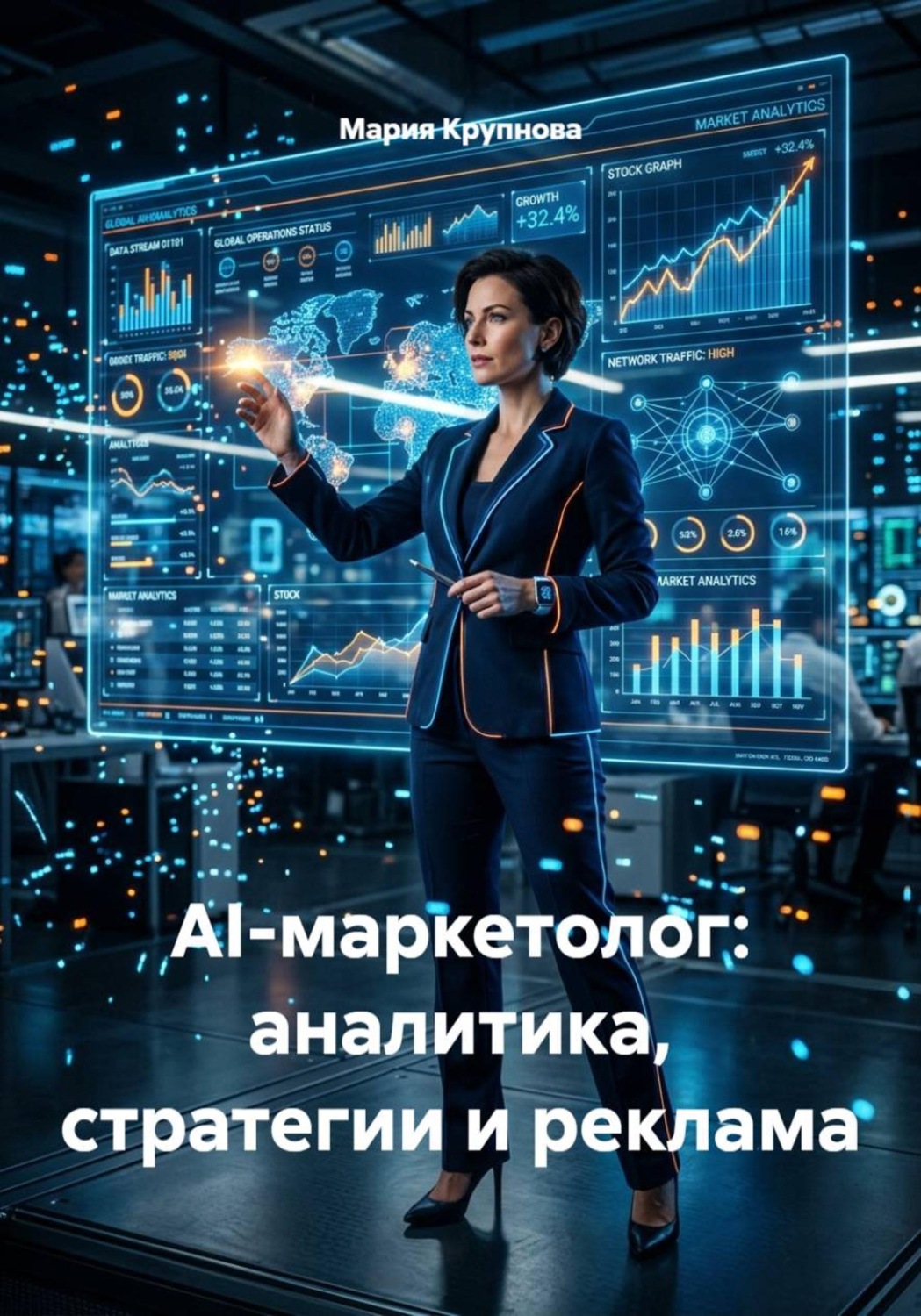 Обложка книги «AI-маркетолог: аналитика, стратегии и реклама»