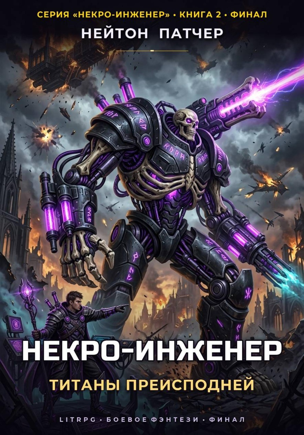 Обложка книги «Некро-Инженер: Титаны преисподней»