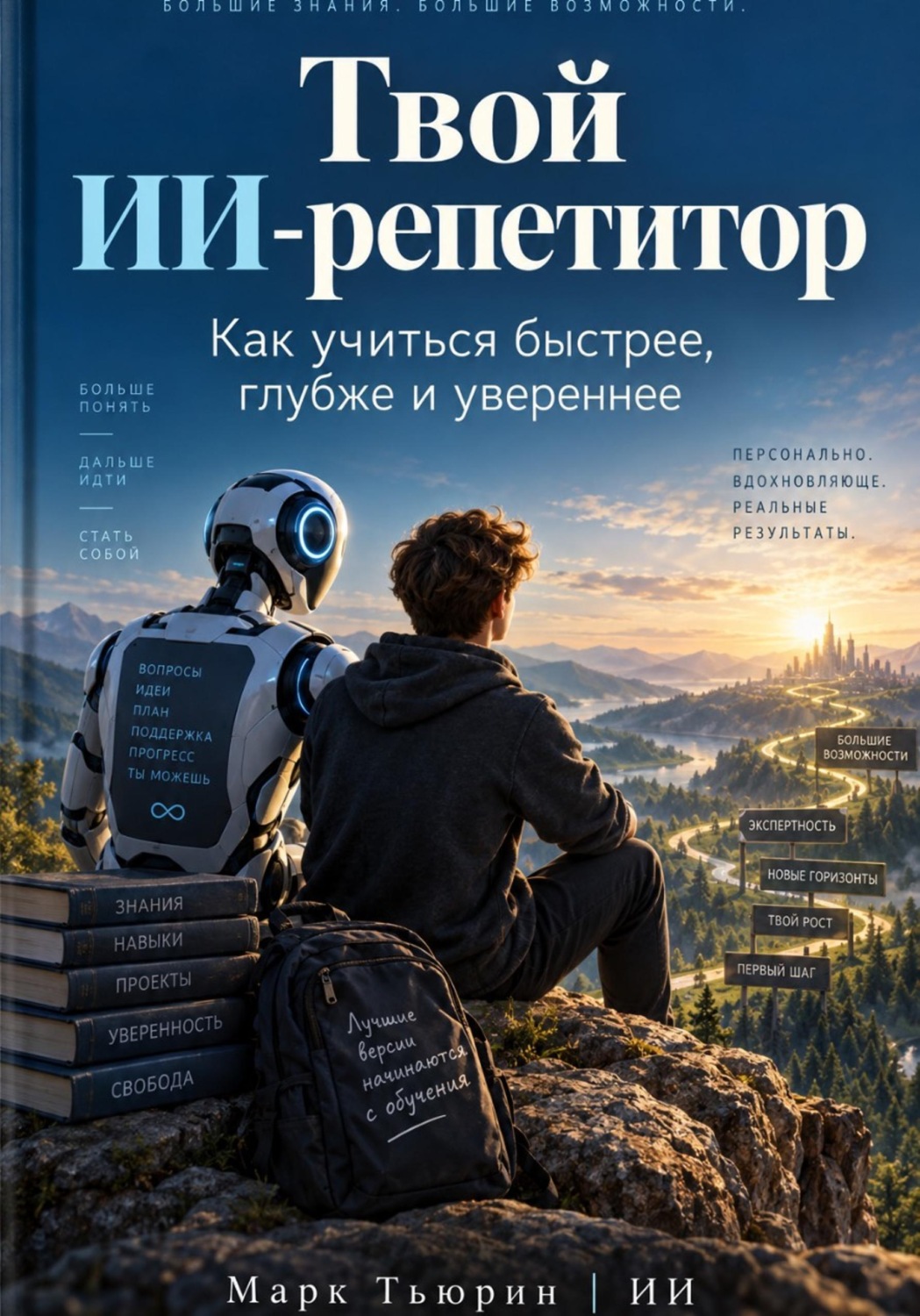 Обложка книги «Твой ИИ-репетитор: Как учиться быстрее, глубже и увереннее»
