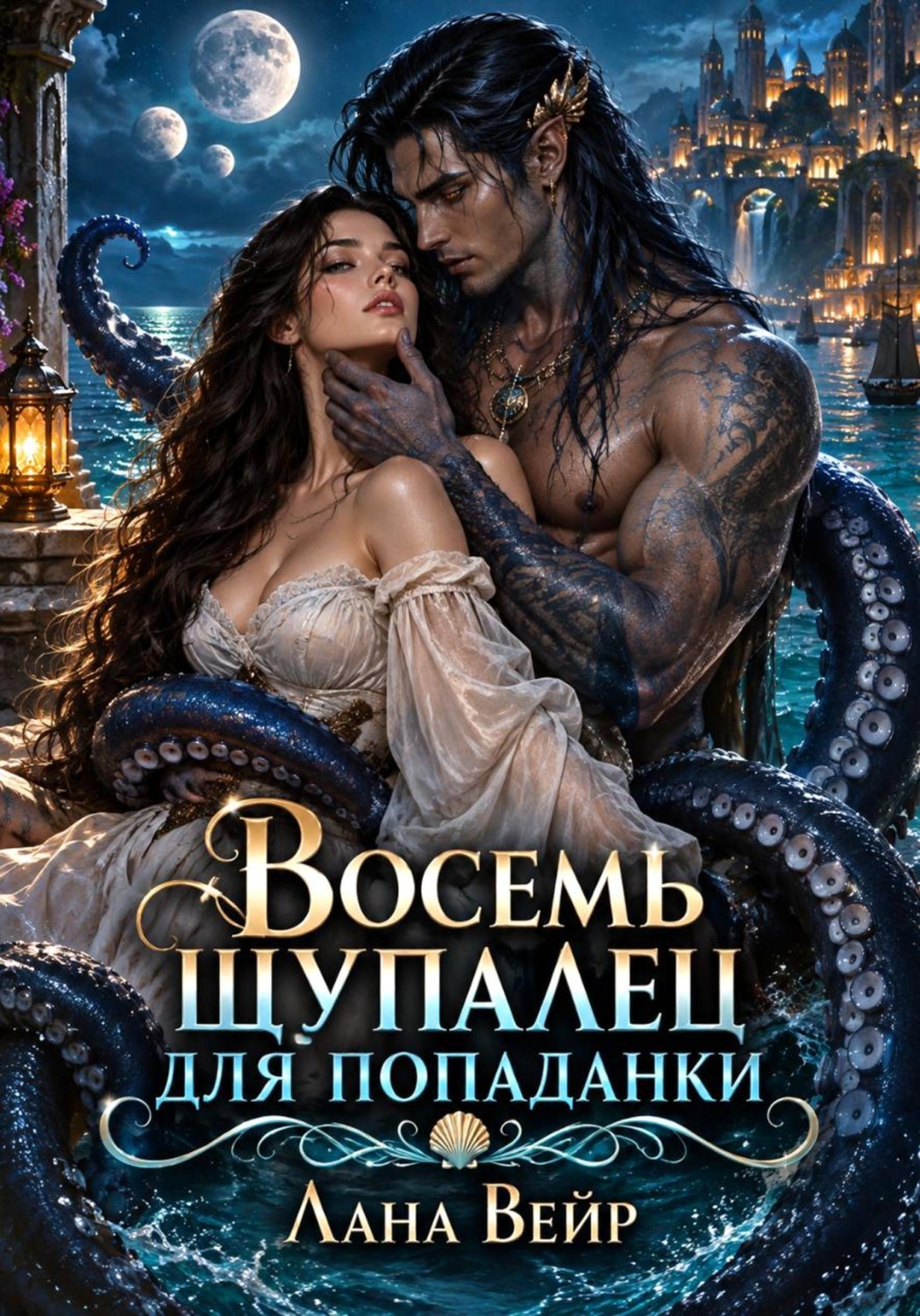 Обложка книги «Восемь щупалец для попаданки»