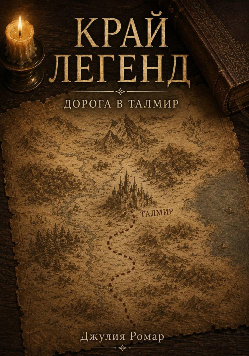 Обложка книги «Край легенд. Дорога в Талмир»