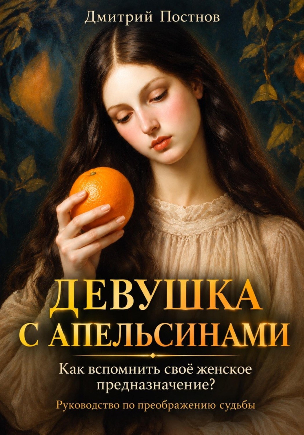 Обложка книги «Девушка с апельсинами. Как вспомнить своё женское предназначение? Руководство по преображению судьбы»