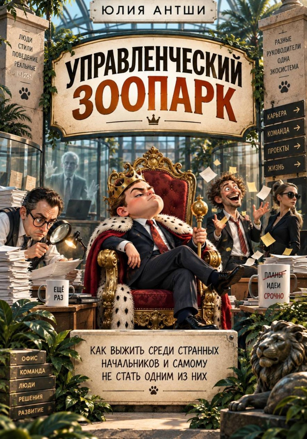 Обложка книги «Управленческий зоопарк»
