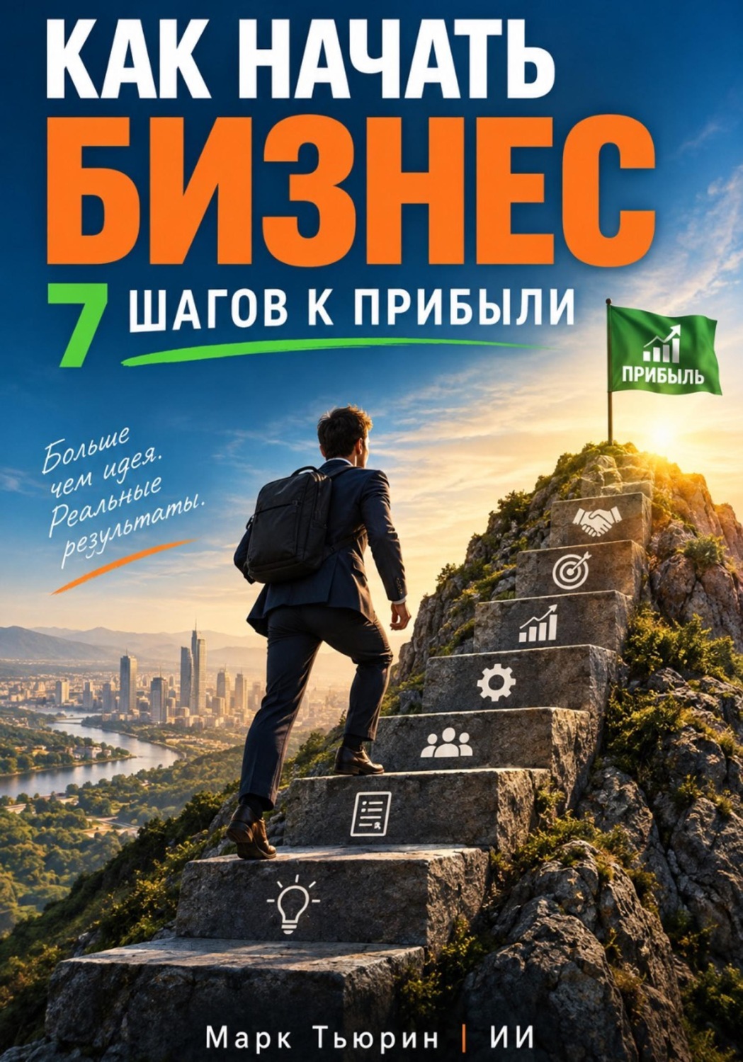 Обложка книги «Как начать бизнес - 7 шагов к прибыли»