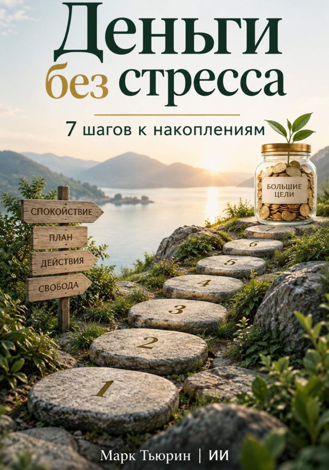 Обложка книги «Деньги без стресса. 7 шагов к накоплениям»