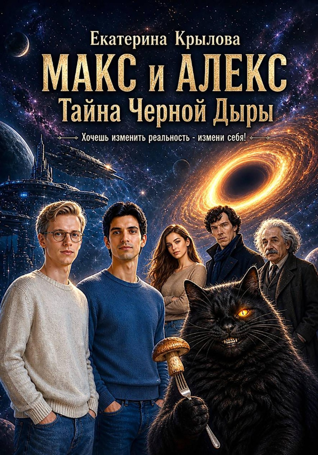 Обложка книги «Макс и Алекс: Тайна черной дыры»