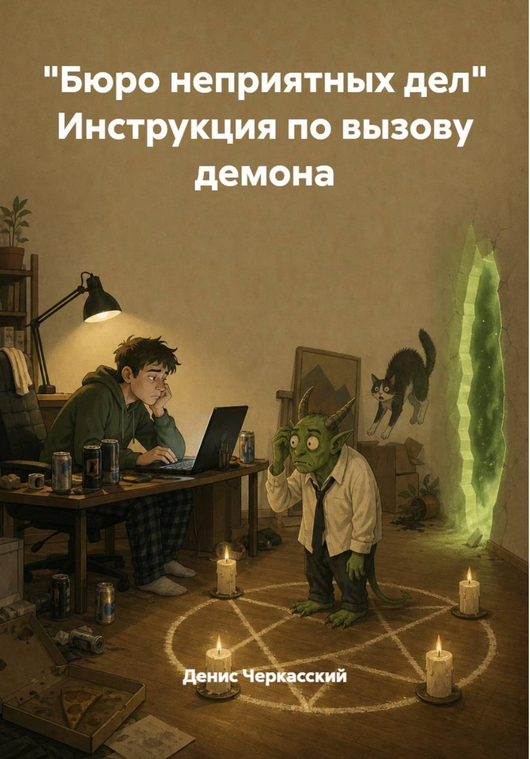 Обложка книги «"Бюро неприятных дел" Инструкция по вызову демона»