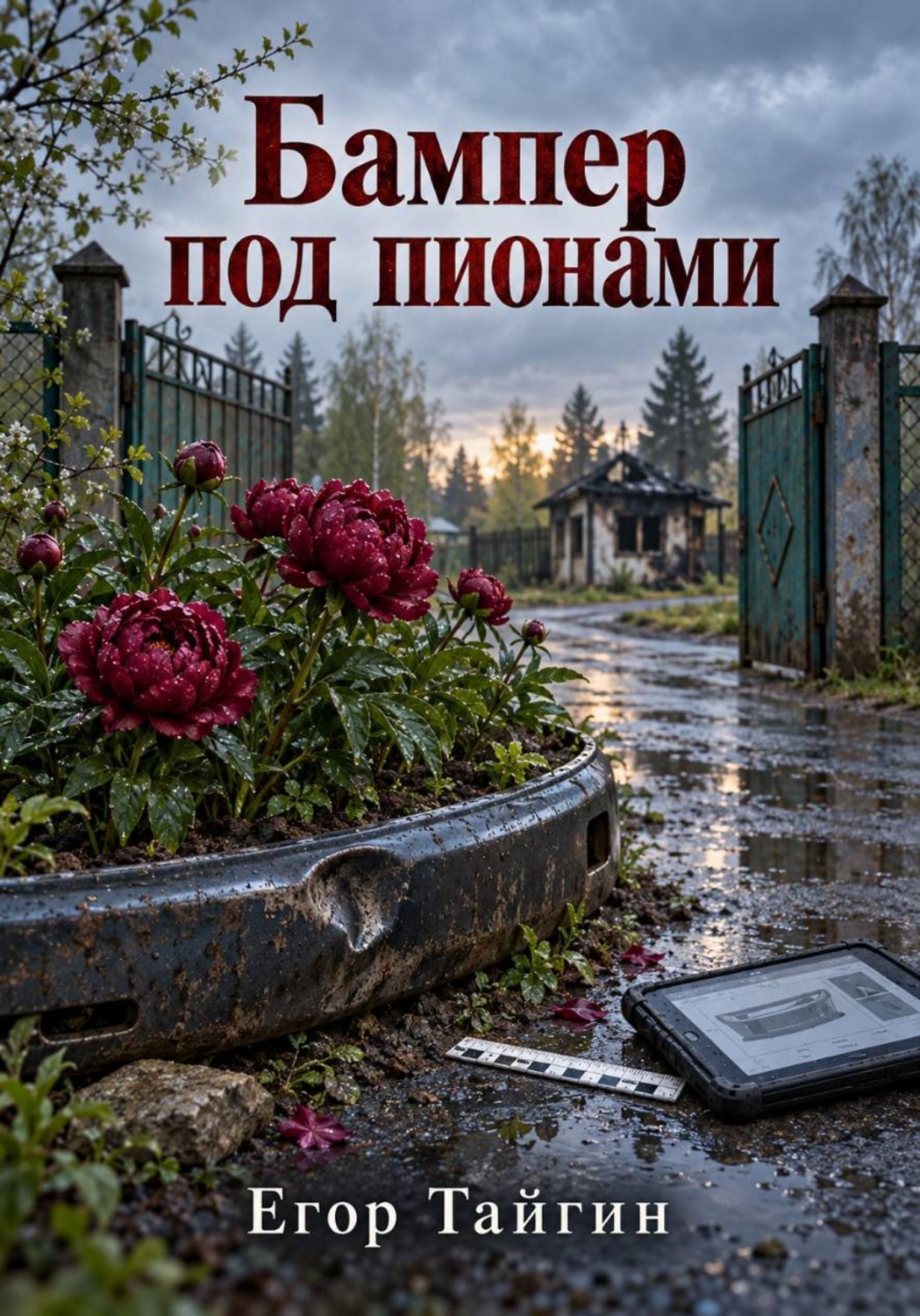 Обложка книги «Бампер под пионами»