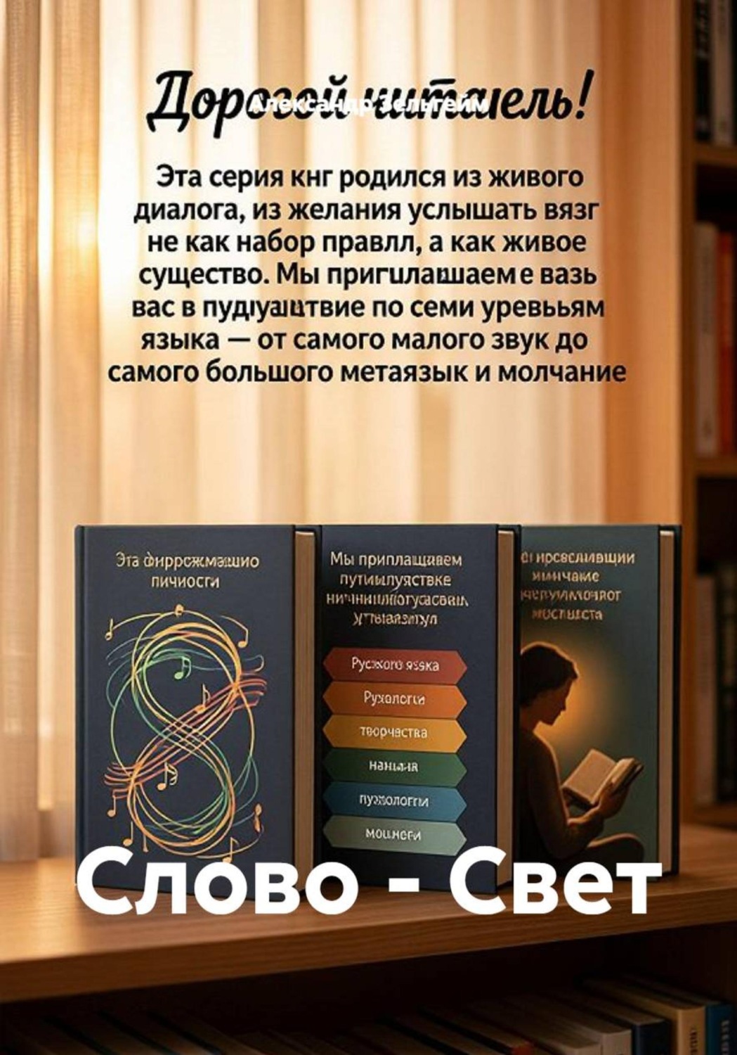 Обложка книги «Слово - Свет»