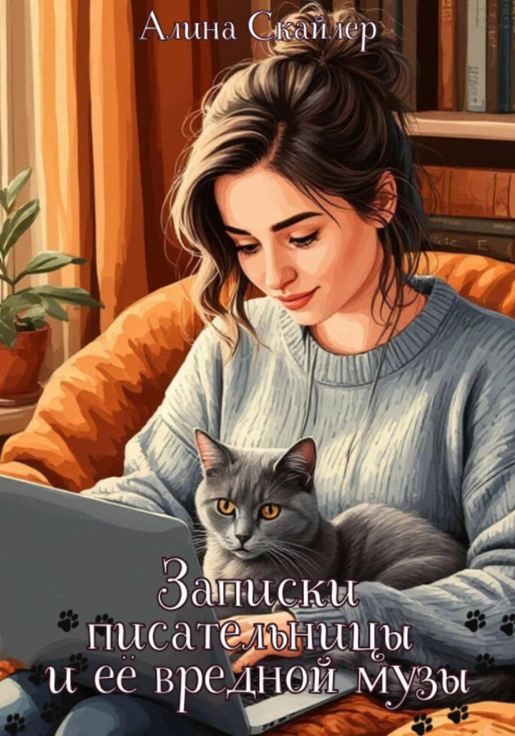 Обложка книги «Записки писательницы и её вредной Музы»