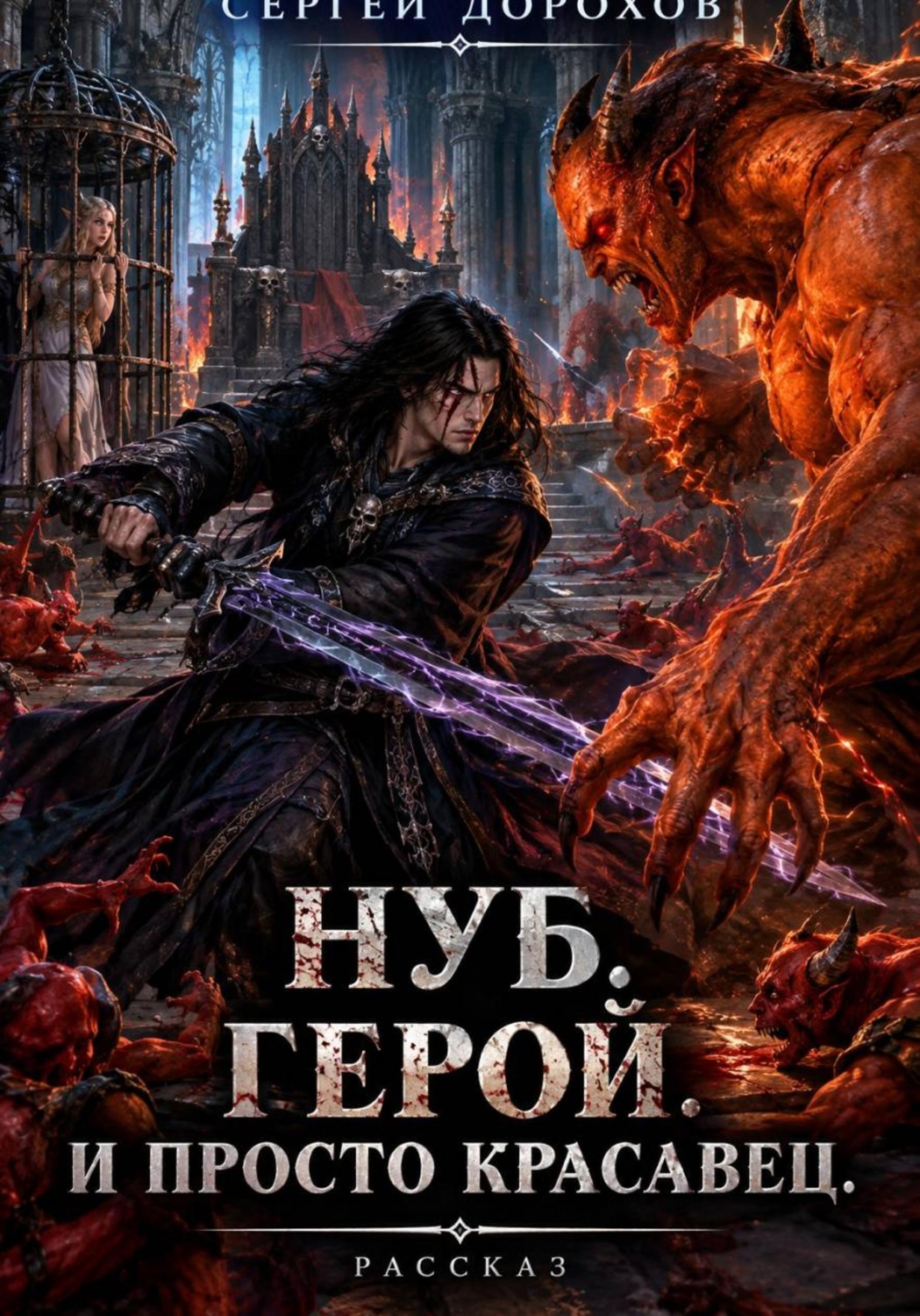 Обложка книги «Нуб. Герой. И просто красавец»