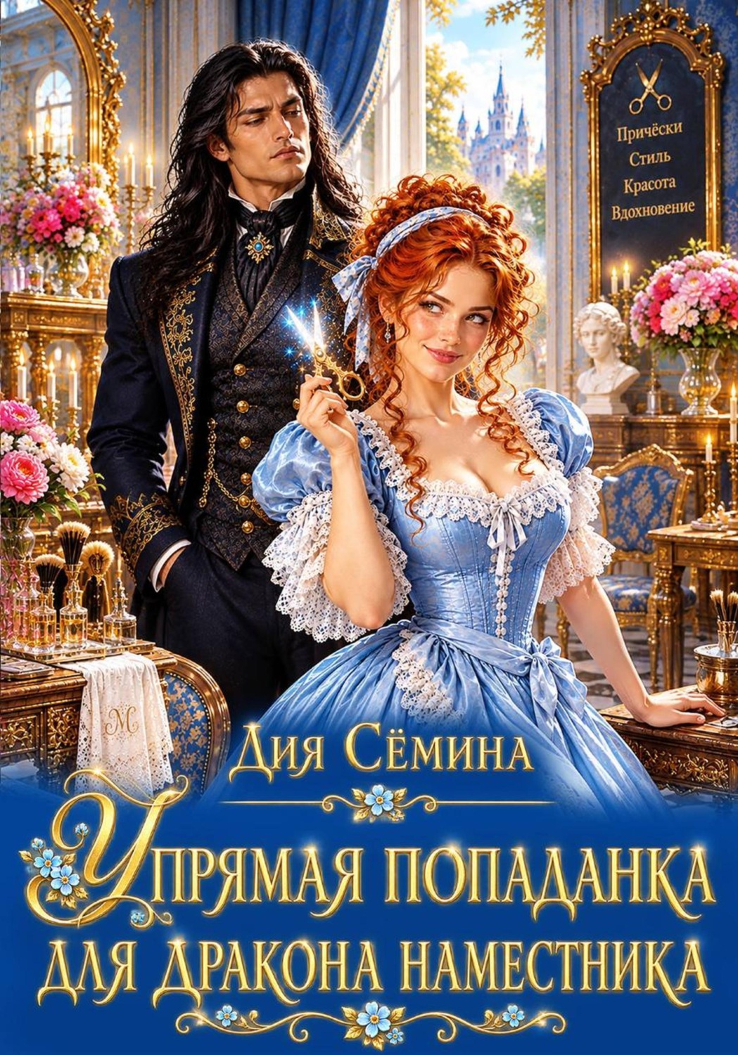 Обложка книги «Упрямая попаданка для дракона наместника»