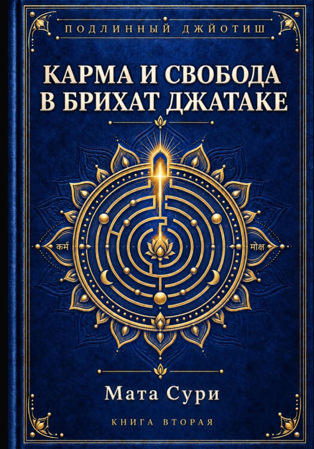 Обложка книги «Подлинный Джйотиш. Карма и свобода в Брихат Джатаке»