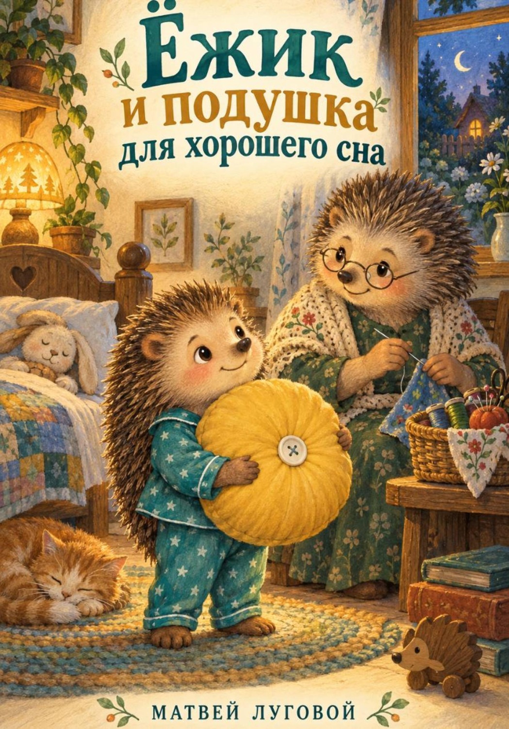 Обложка книги «Ёжик и подушка для хорошего сна»
