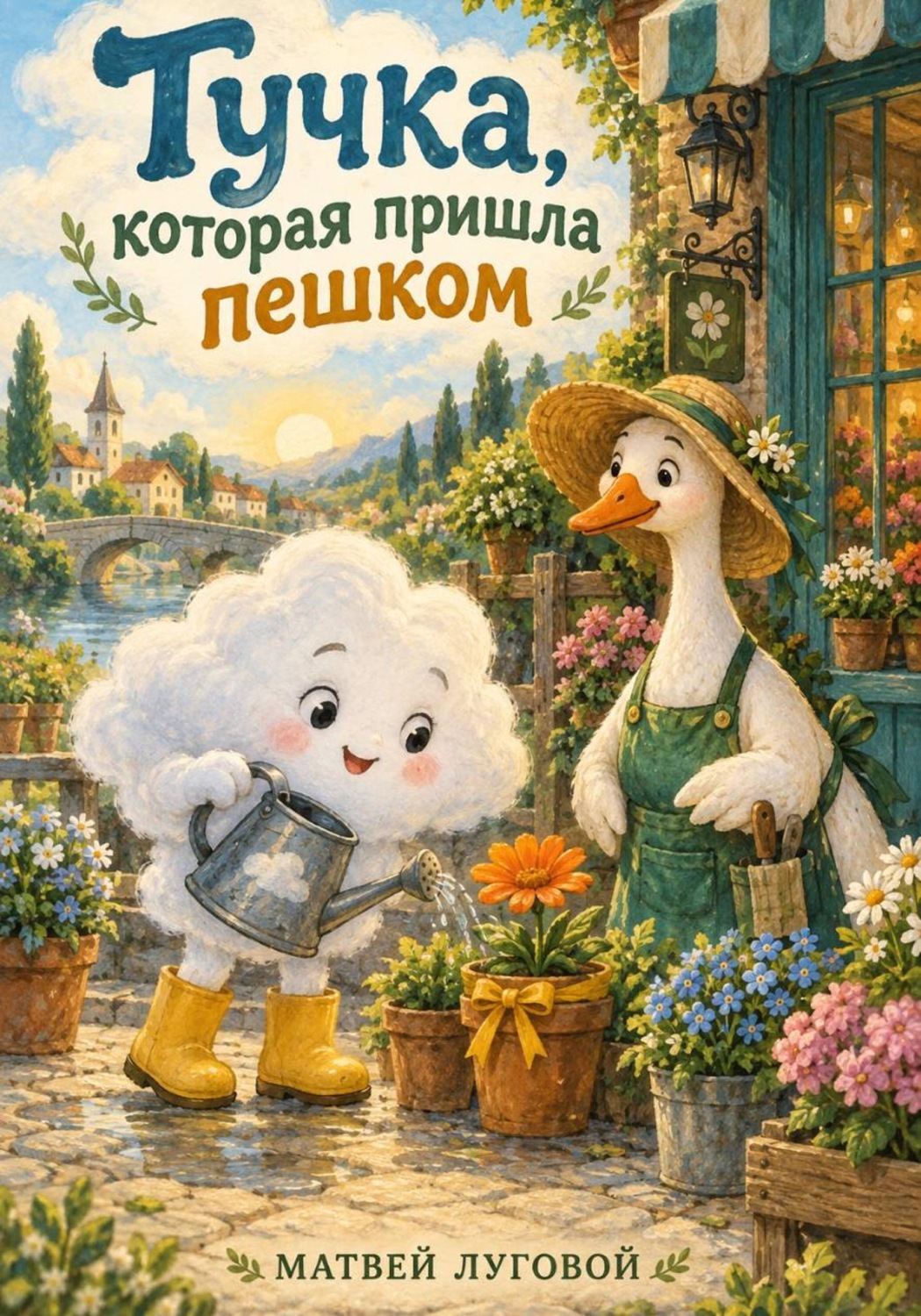 Обложка книги «Тучка, которая пришла пешком»