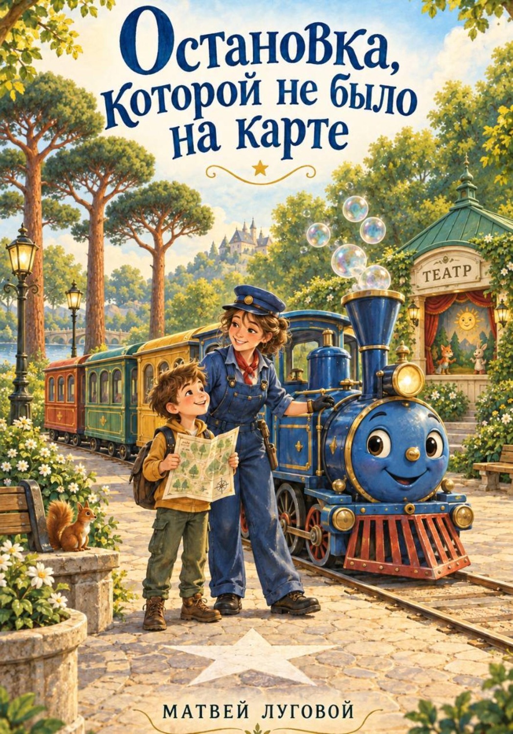 Обложка книги «Остановка, которой не было на карте»