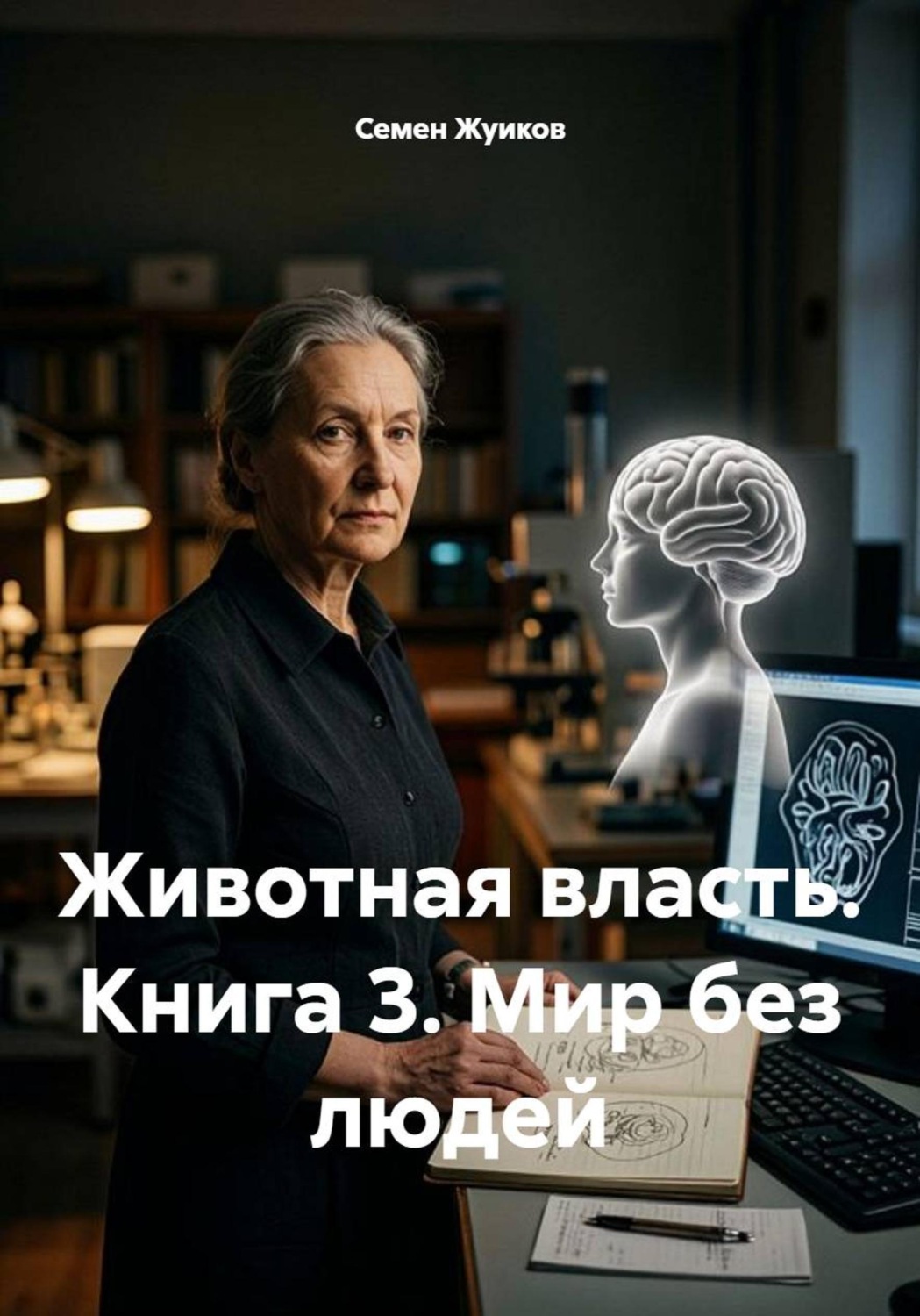 Обложка книги «Животная власть. Книга 3. Мир без людей»