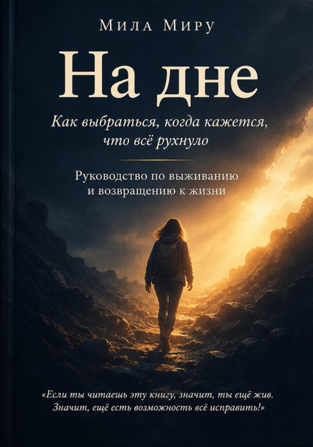 Обложка книги «На дне. Как выбраться, когда кажется, что всё рухнуло»