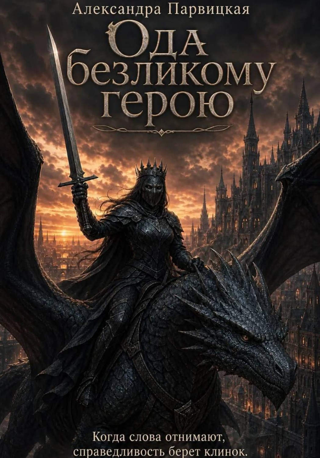 Обложка книги «Ода безликому герою»