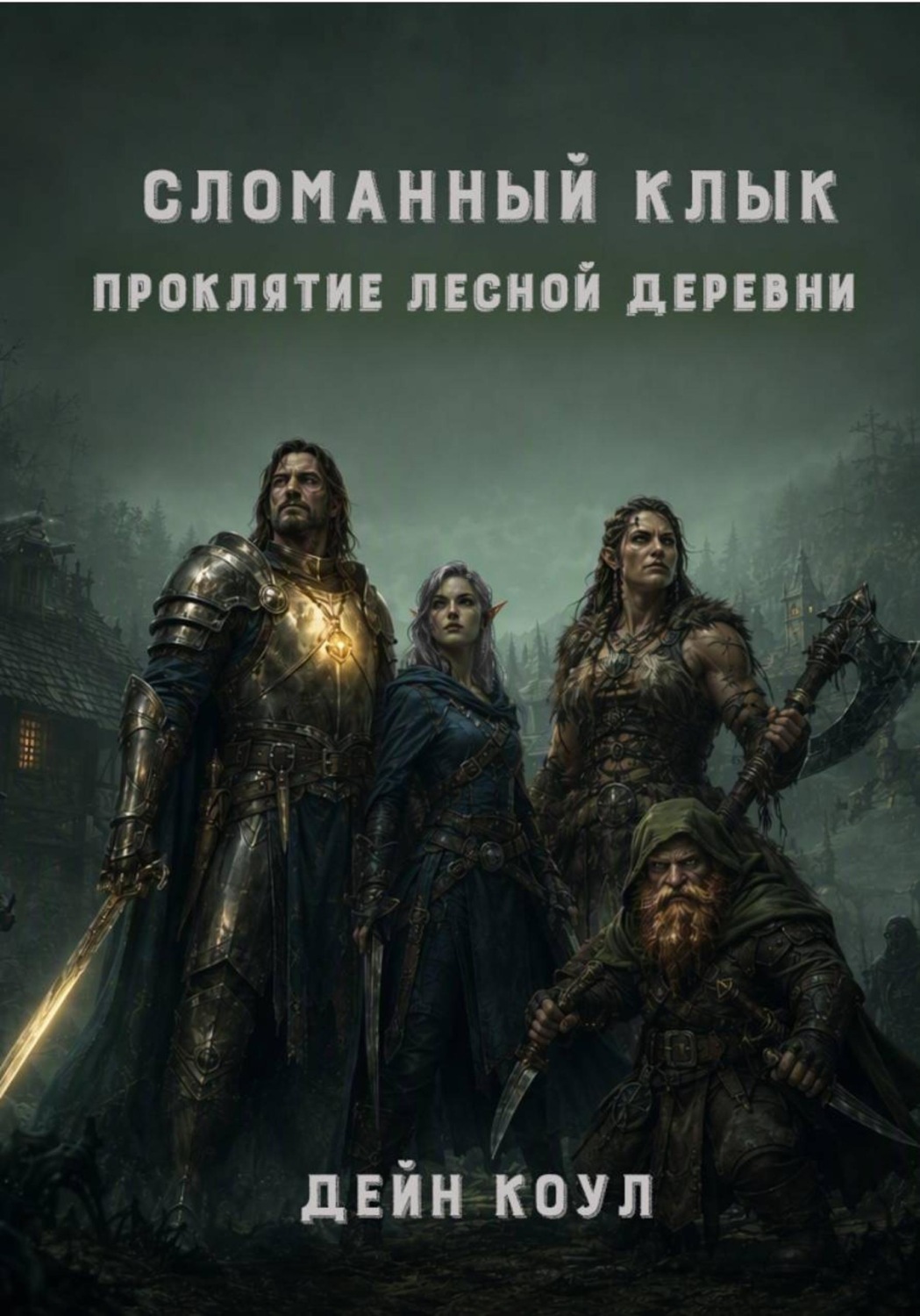 Обложка книги «Сломанный Клык: Проклятие лесной деревни»
