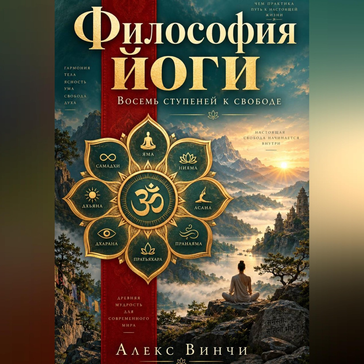 Обложка книги «Философия йоги. Восемь ступеней к свободе»
