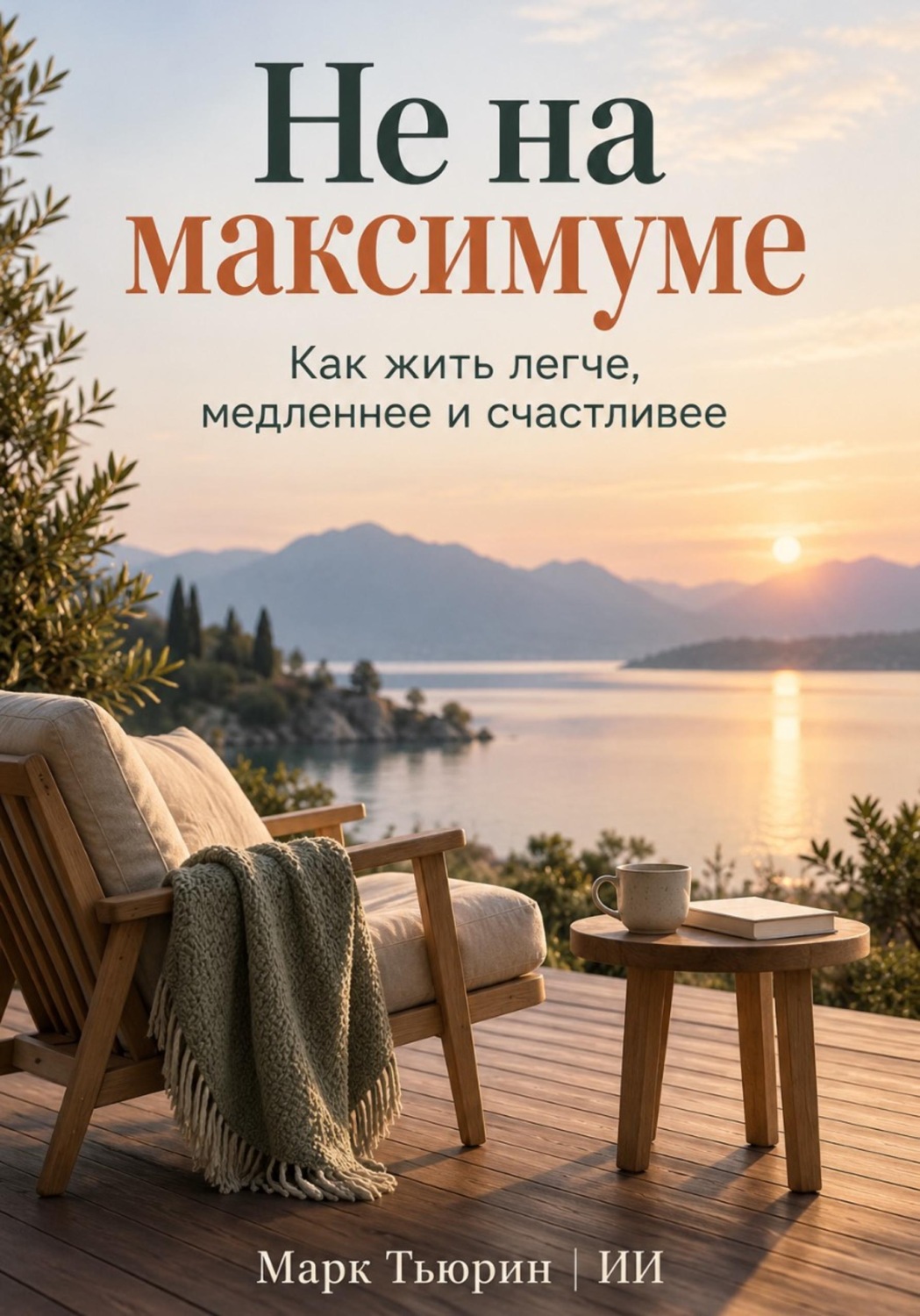 Обложка книги «Не на максимуме: Как жить легче, медленнее и счастливее»