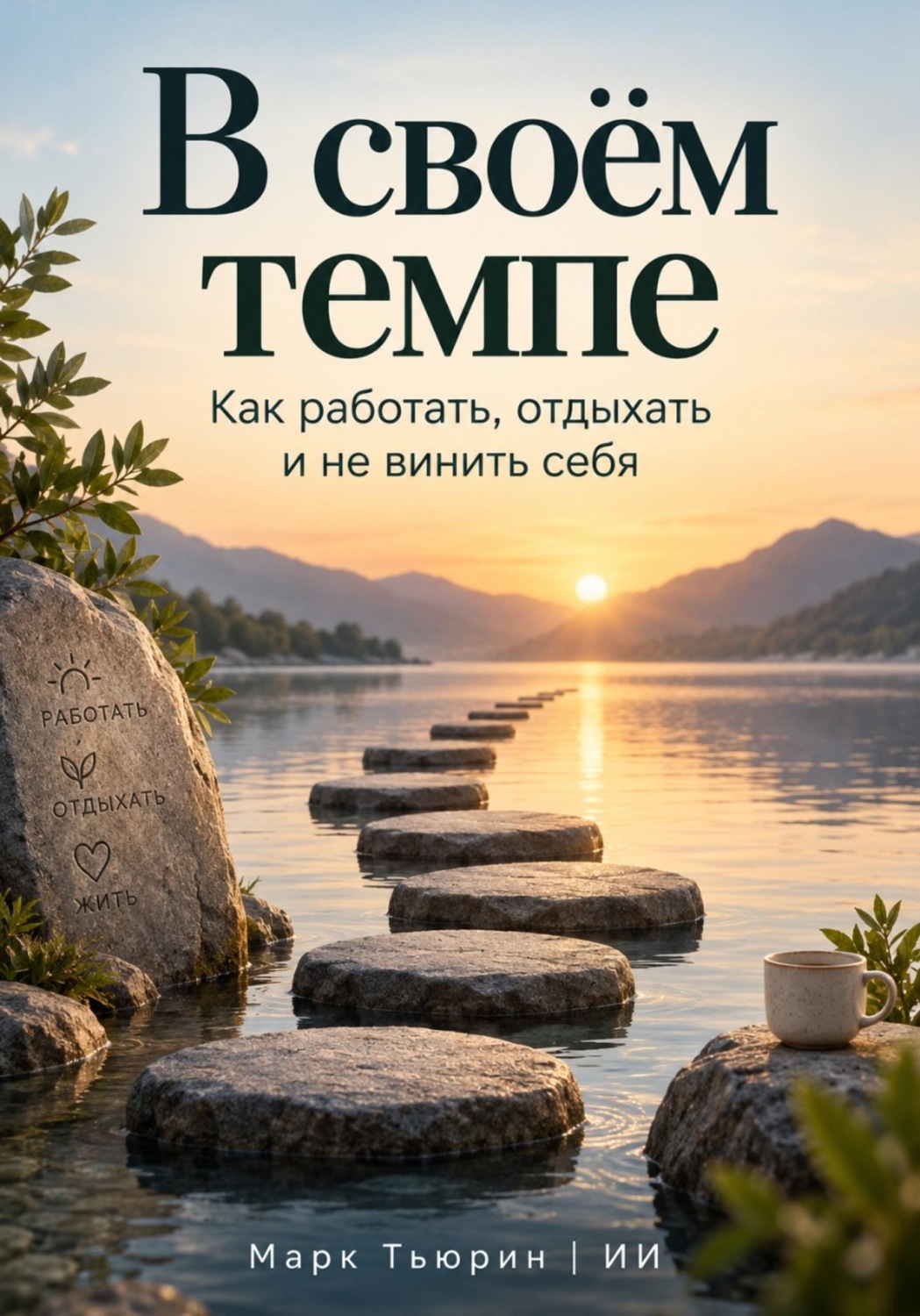 Обложка книги «В своём темпе: Как работать, отдыхать и не винить себя»