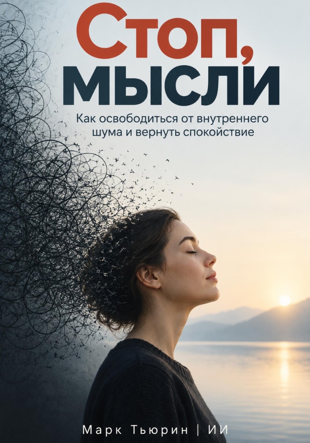 Обложка книги «Стоп, мысли: Как освободиться от внутреннего шума и вернуть спокойствие»