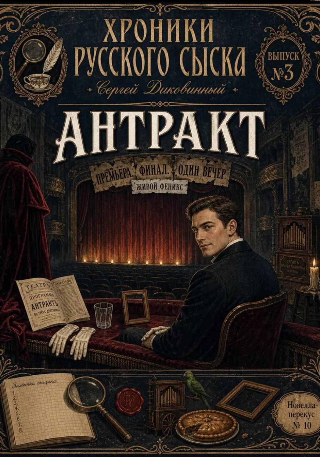 Обложка книги «Хроники русского сыска. Выпуск третий. Антракт»