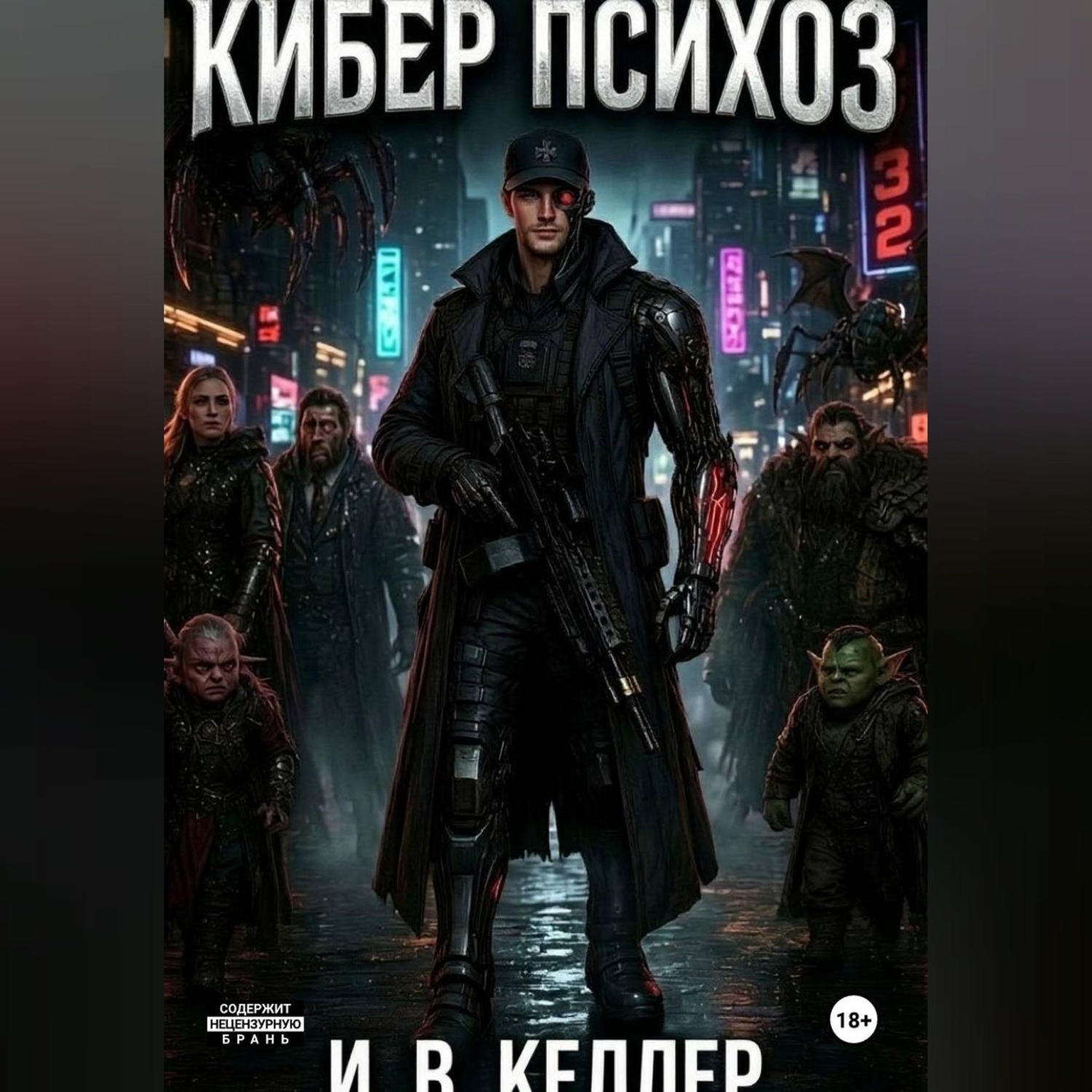 Обложка книги «Кибер психоз»