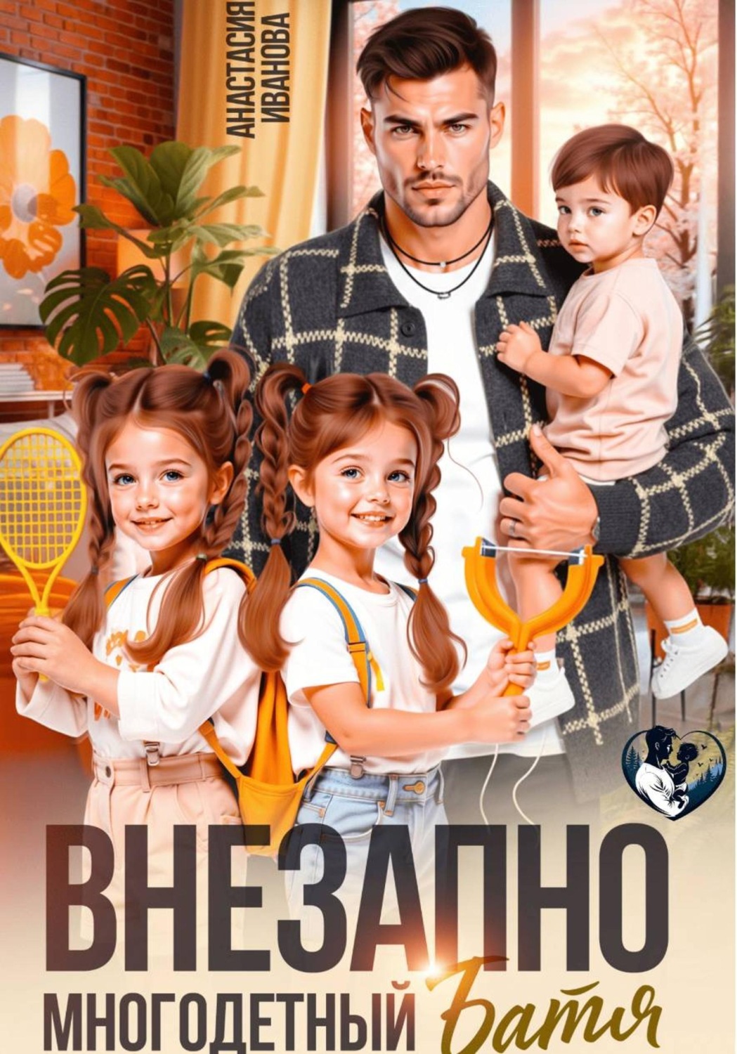 Обложка книги «Внезапно многодетный батя»