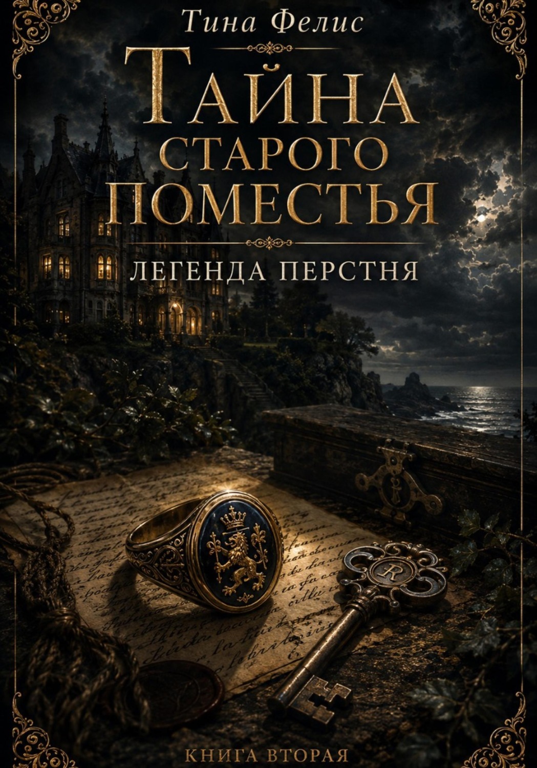Обложка книги «Тайна старого поместья. Легенда перстня. Книга вторая»