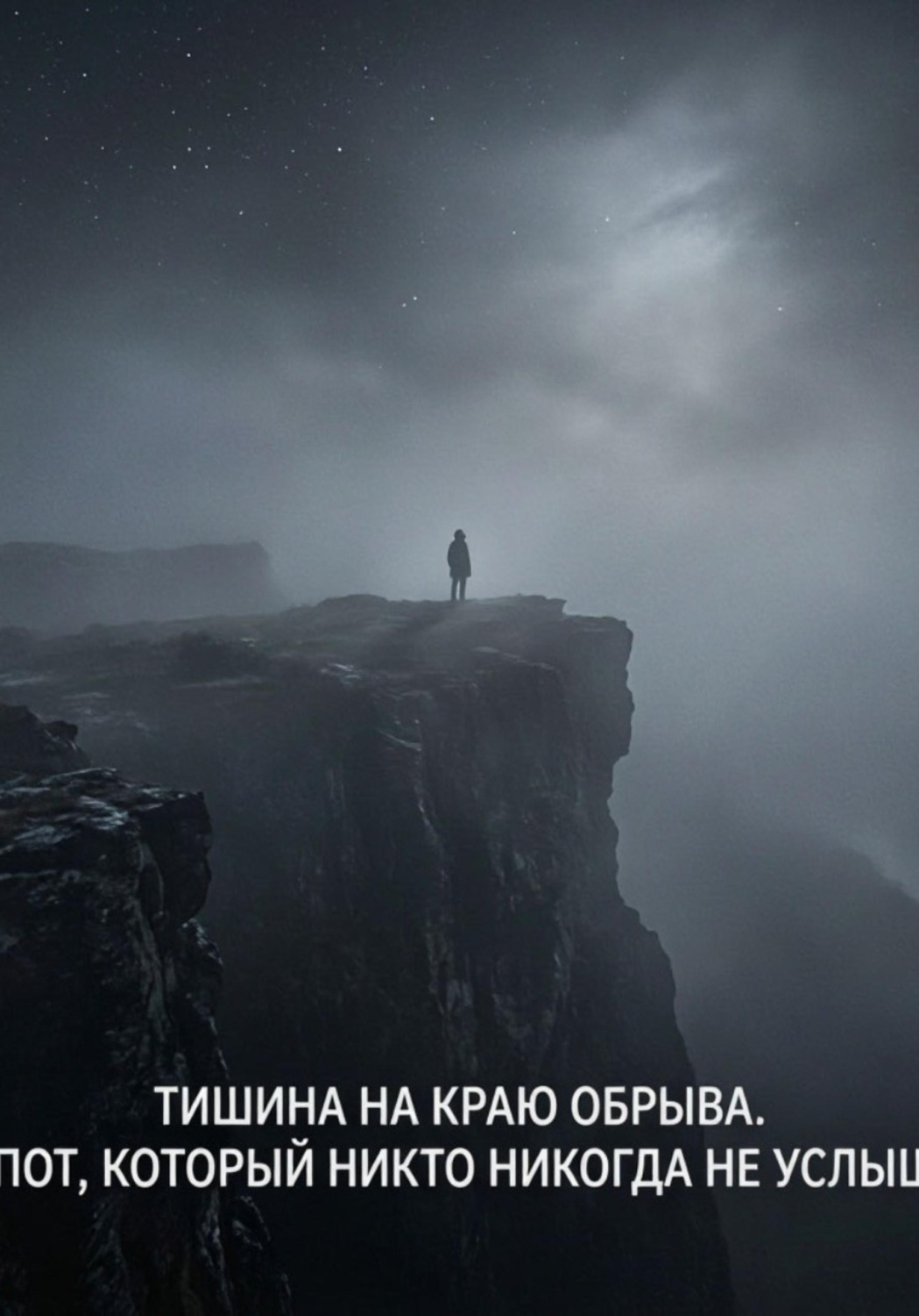 Обложка книги «Тишина на краю обрыва»
